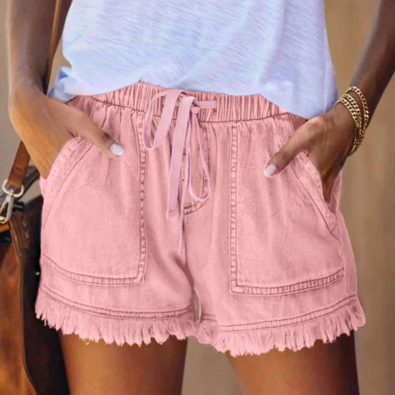 Damen-Stretch-Denim-Shorts